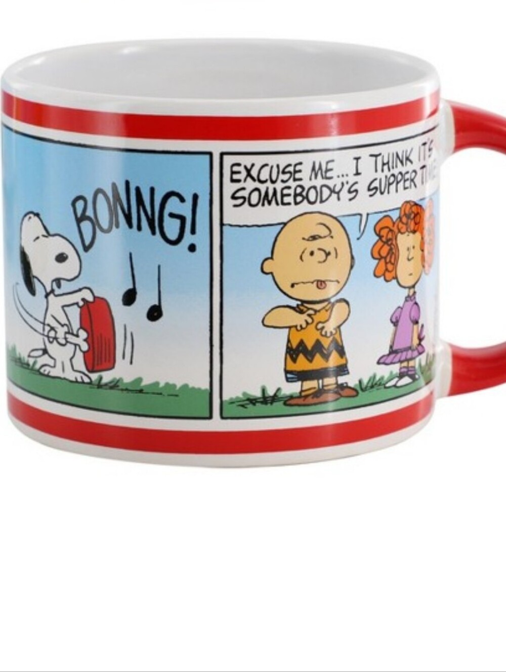 Peanuts 20oz Comic Strip Mug -Red